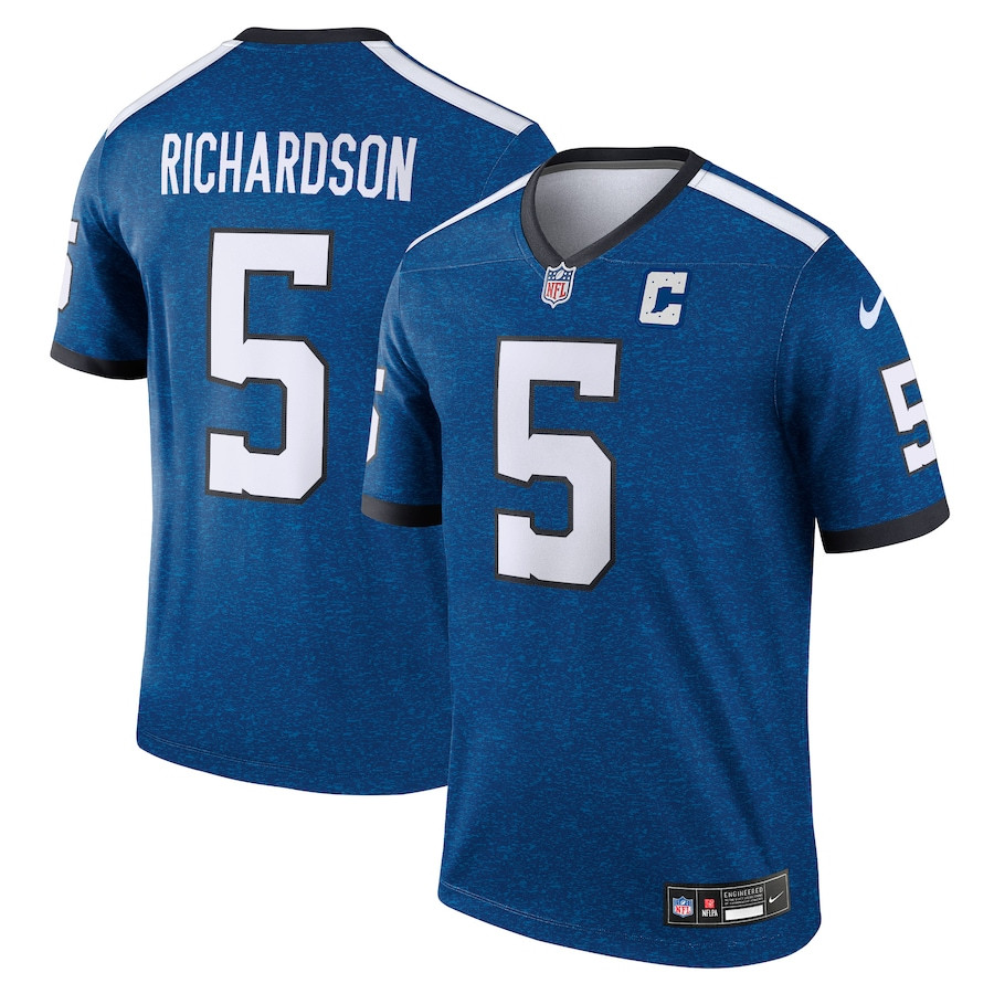 Anthony Richardson 5 Indianapolis Colts Alternate Legend Men Jersey - Royal Js2079