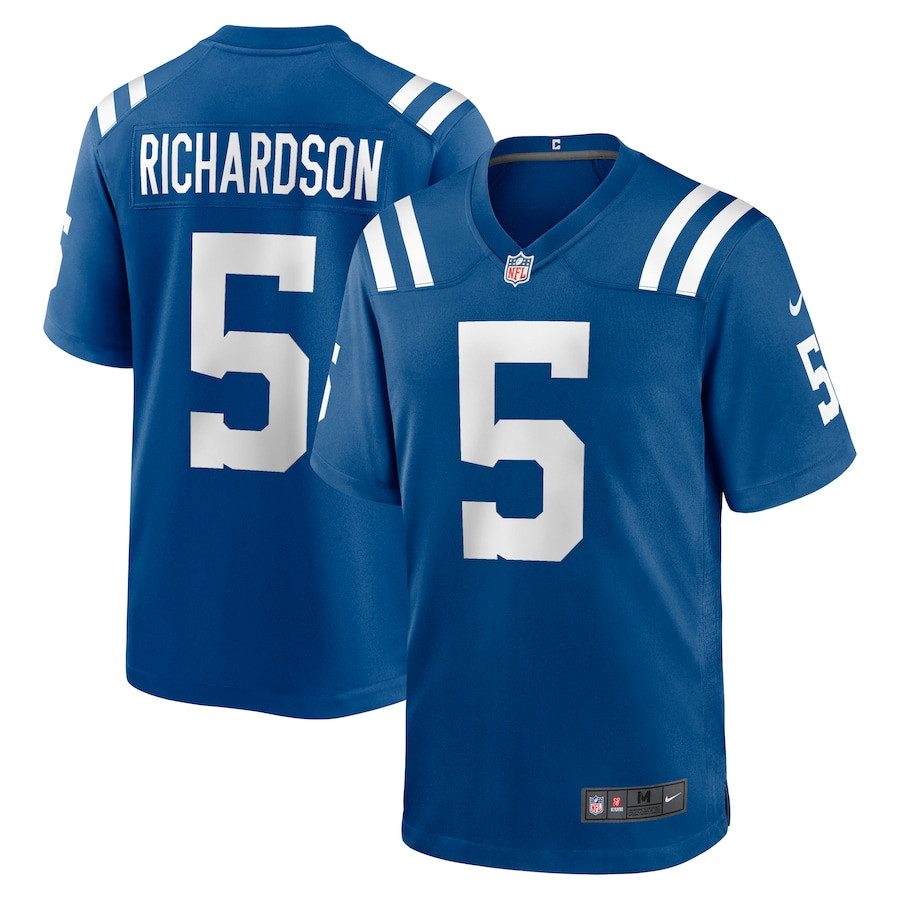 Anthony Richardson 5 Indianapolis Colts Player Game Men Jersey - Royal Js2627