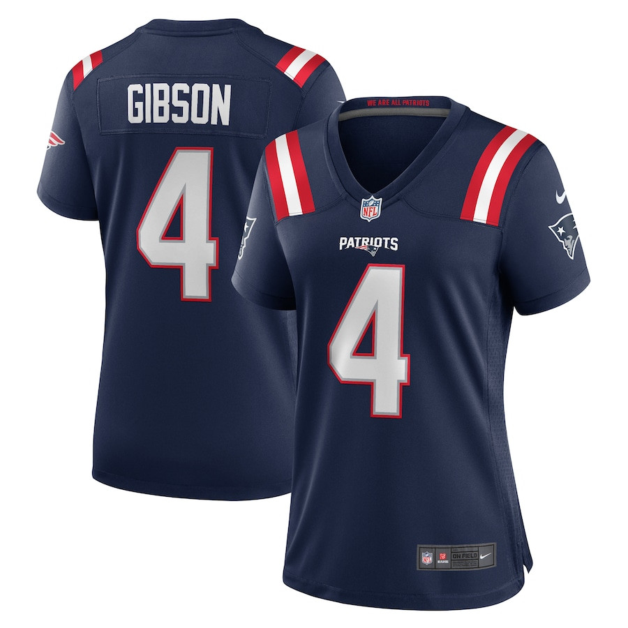 Antonio Gibson 4 New England Patriots Women's Game Jersey - Navy Js2209