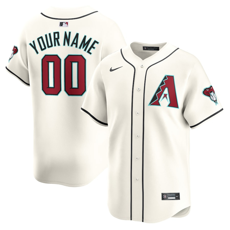 Arizona Diamondbacks Home Limited Custom Youth Jersey - White