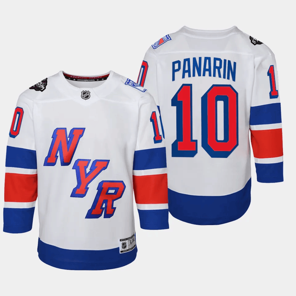 Artemi Panarin 10 New York Rangers 2024 Nhl Youth Stadium Series Jersey - White