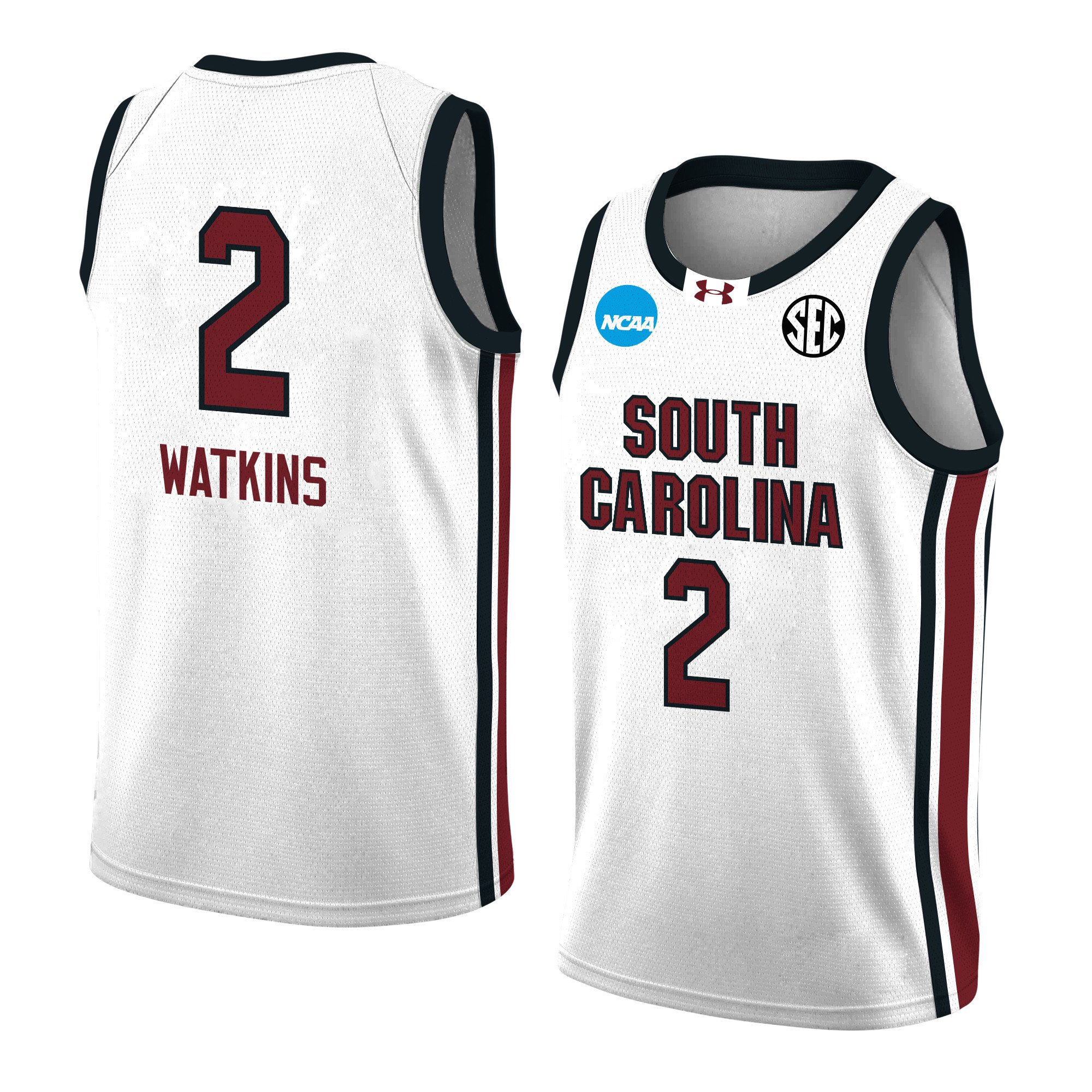 Ashlyn Watkins 2 South Carolina 2024 Women's Basketball Jersey - White, Unisex Jersey