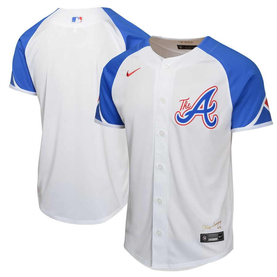 Atlanta Braves City Connect Limited Youth Jersey - White