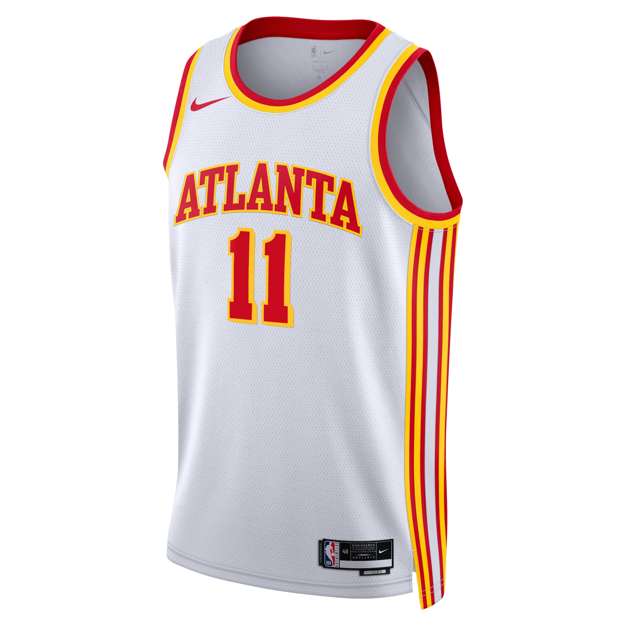 Atlanta Hawks Association Edition Swingman Jersey - White - Trae Young - Unisex