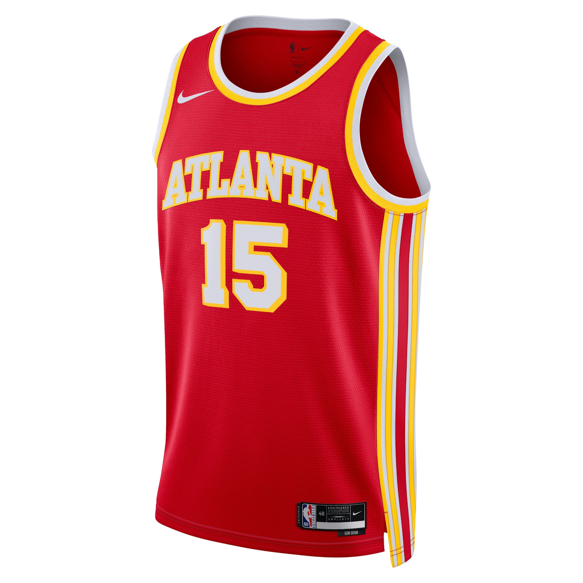 Atlanta Hawks Icon Edition Swingman Jersey - Red - Clint Capela - Unisex