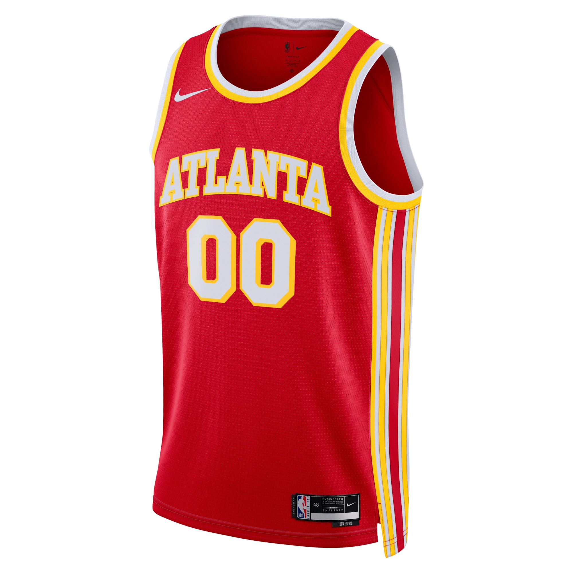 Atlanta Hawks Icon Swingman Jersey - Custom - Unisex