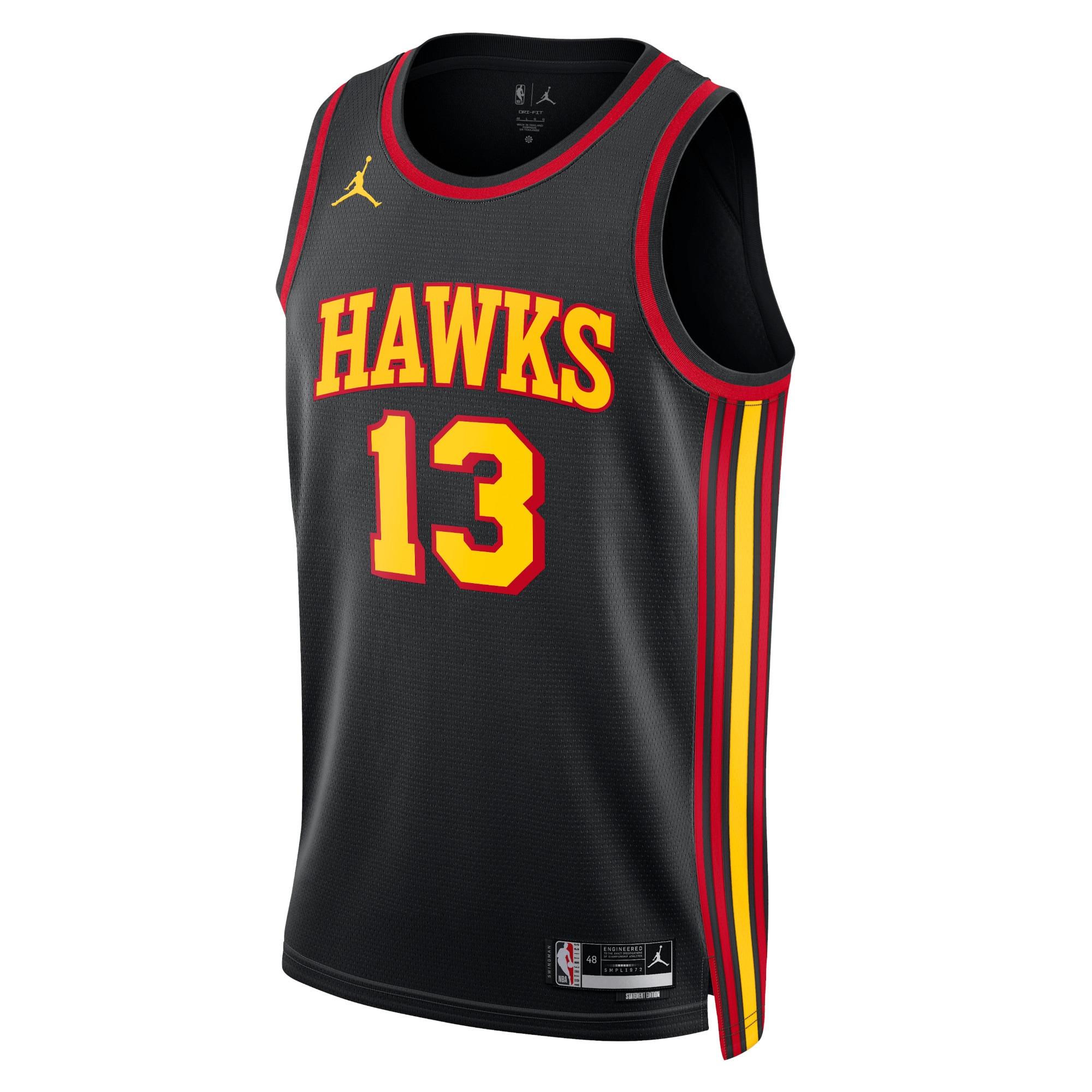 Atlanta Hawks Jordan Statement Edition Swingman Jersey - Black - Bogdan Bogdanovic - Unisex