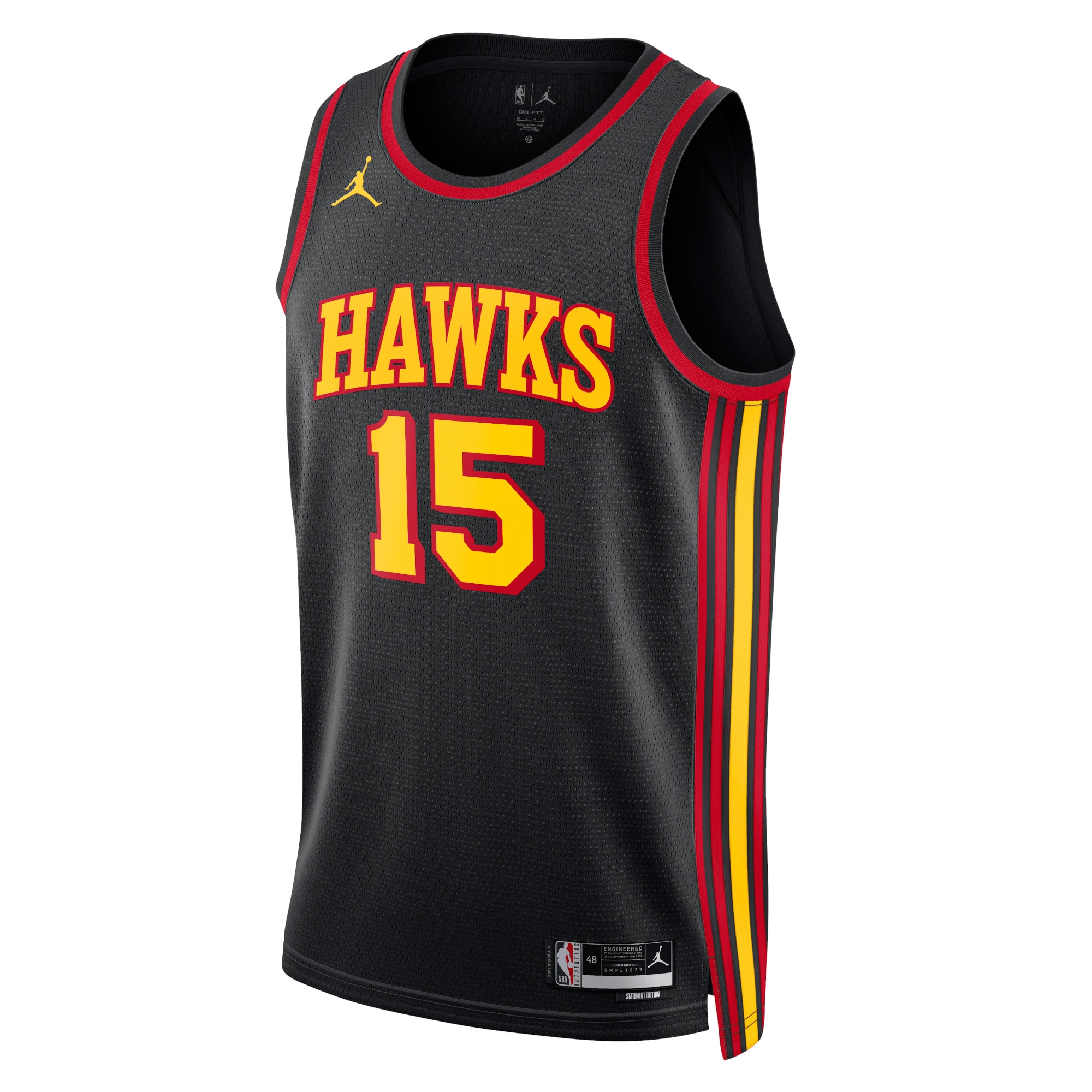 Atlanta Hawks Jordan Statement Edition Swingman Jersey - Black - Clint Capela - Unisex