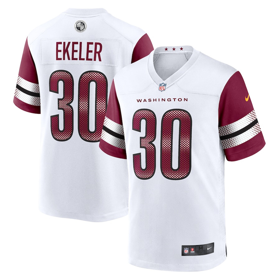 Austin Ekeler 30 Washington Commanders Game Men Jersey - White Js4437