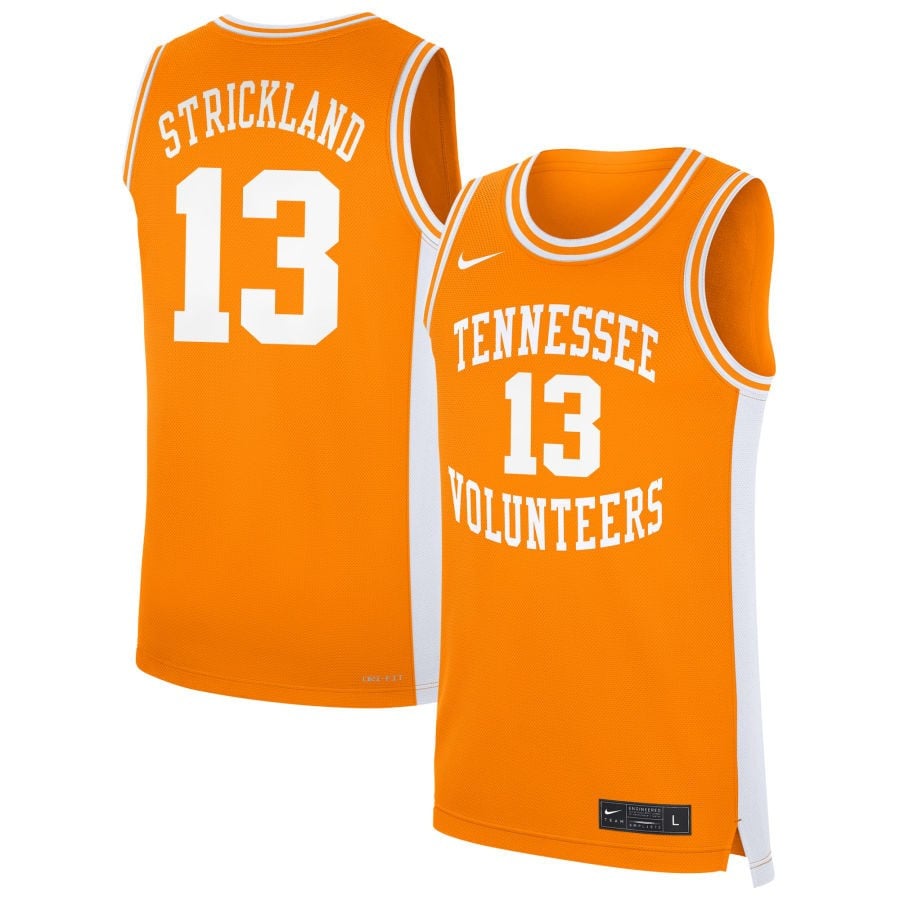 Avery Strickland 13 Tennessee Volunteers Unisex Women's Basketball Nil Jersey - Orange