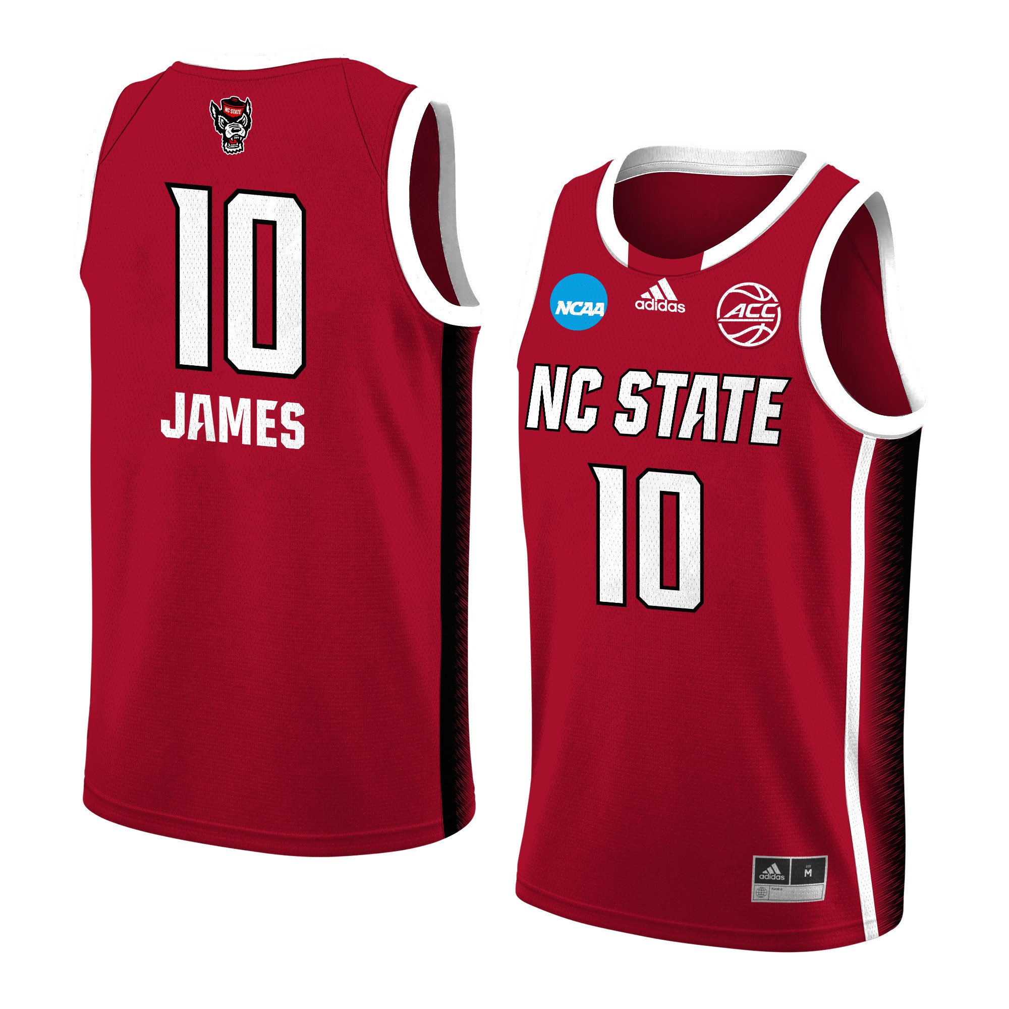 Aziaha James 10 Nc State Wolfpack 2024 Women's Basketball Jersey - Red, Unisex Jersey