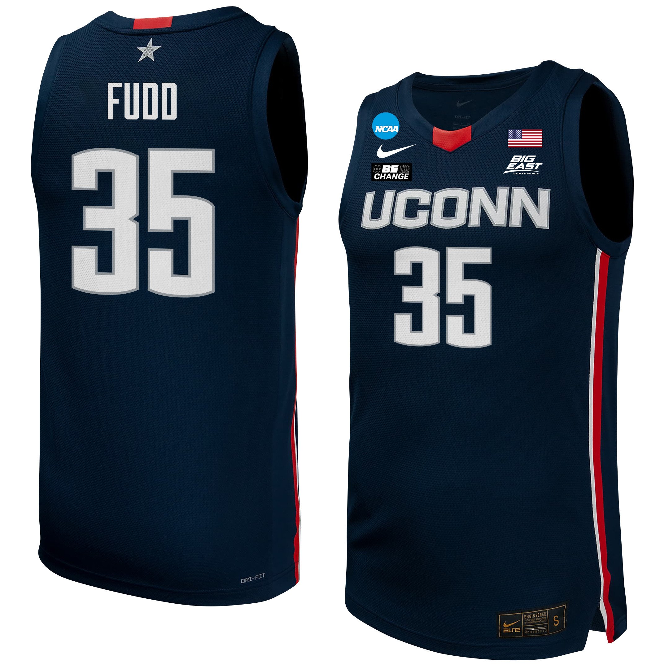 Azzi Fudd 35 Uconn Huskies 2024 Women's Basketball Jersey - Navy, Unisex Jersey