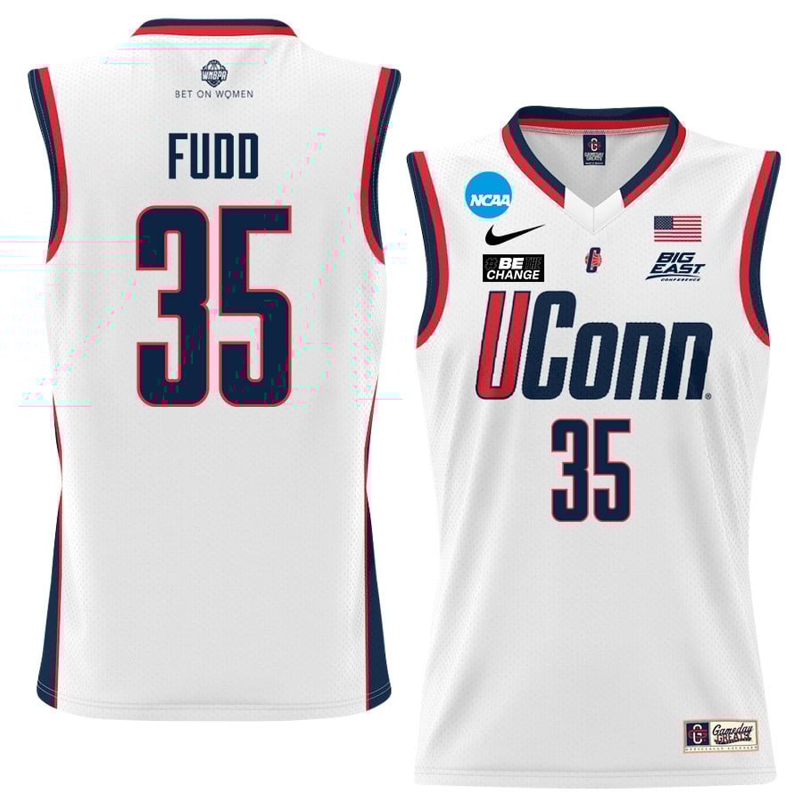 Azzi Fudd 35 Uconn Huskies 2024 Women's Basketball Jersey - White, Unisex Jersey