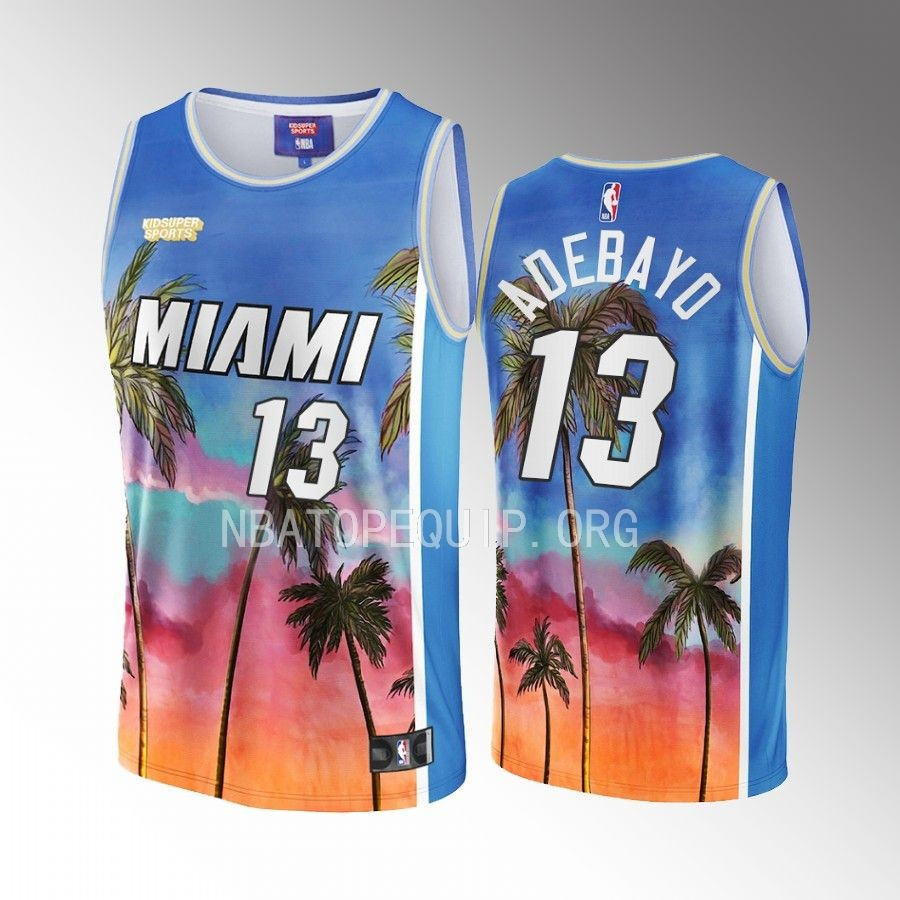 Bam Adebayo 13 Miami Heat Nba & Kidsuper Studios Unisex Hometown Jersey
