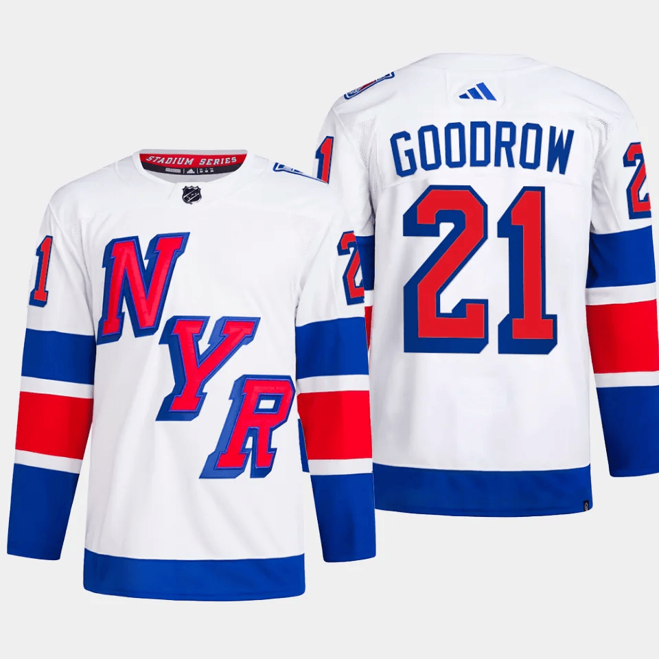 Barclay Goodrow 21 New York Rangers 2024 Stadium Series Primegreen Men Jersey - White