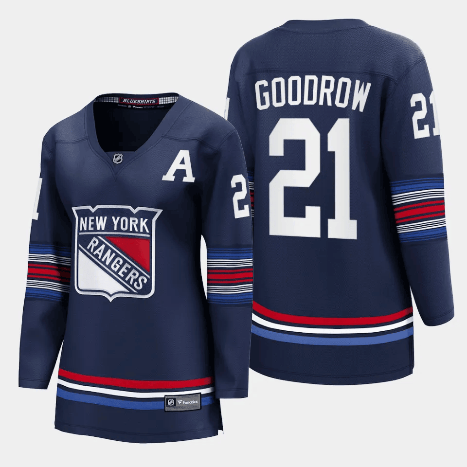 Barclay Goodrow 21 New York Rangers Women Alternate Premier Breakaway Jersey - Navy
