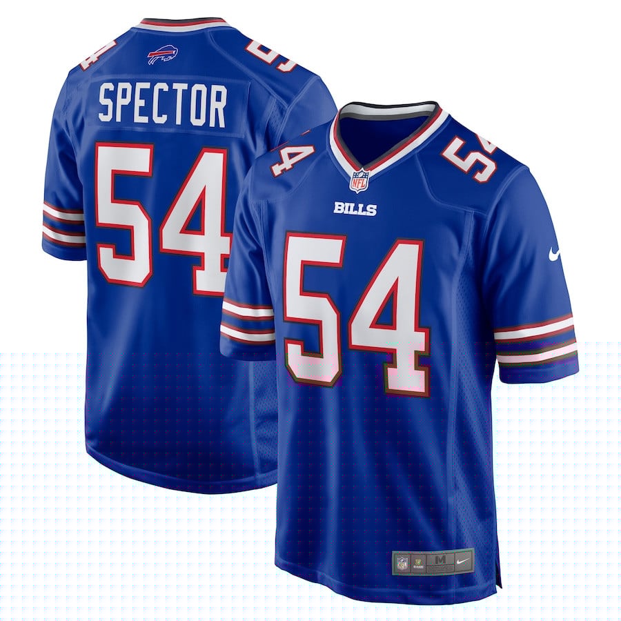 Baylon Spector 54 Buffalo Bills Men Game Jersey - Royal Js5672