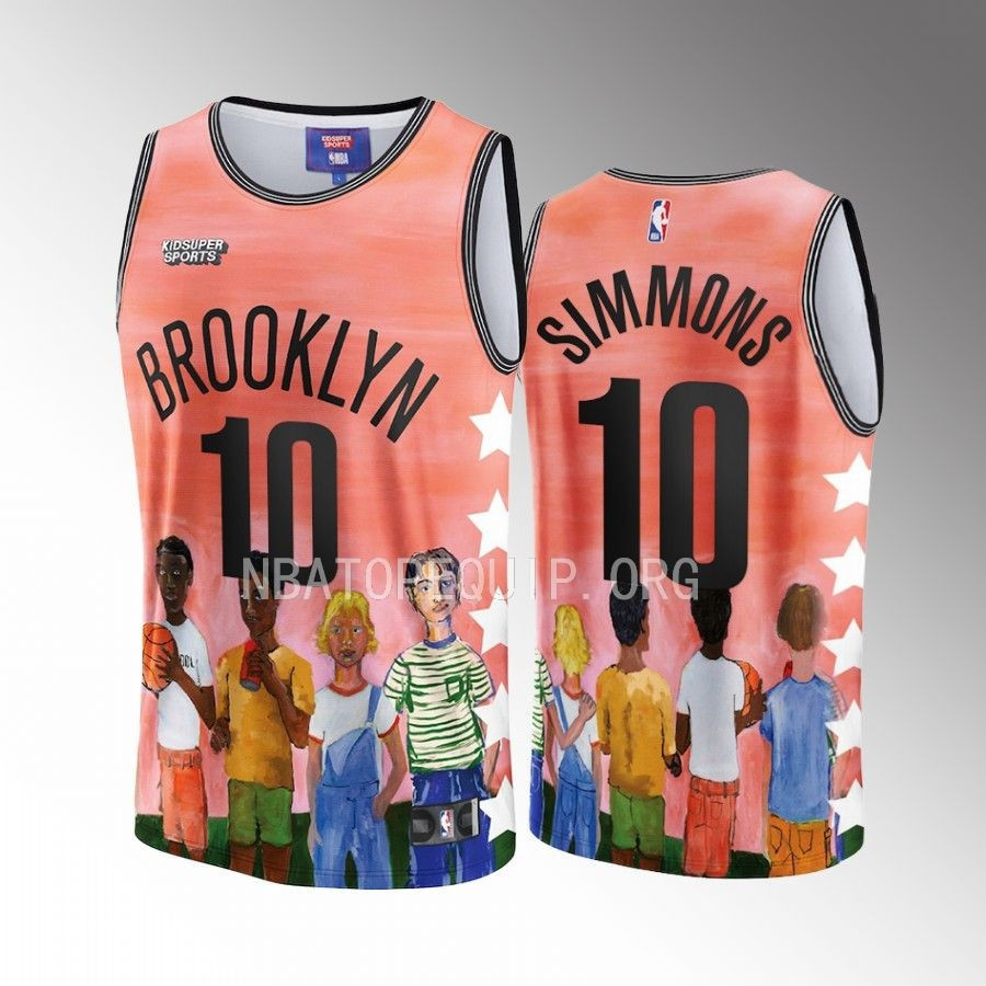 Ben Simmons 10 Brooklyn Nets Nba & Kidsuper Studios Unisex Hometown Jersey