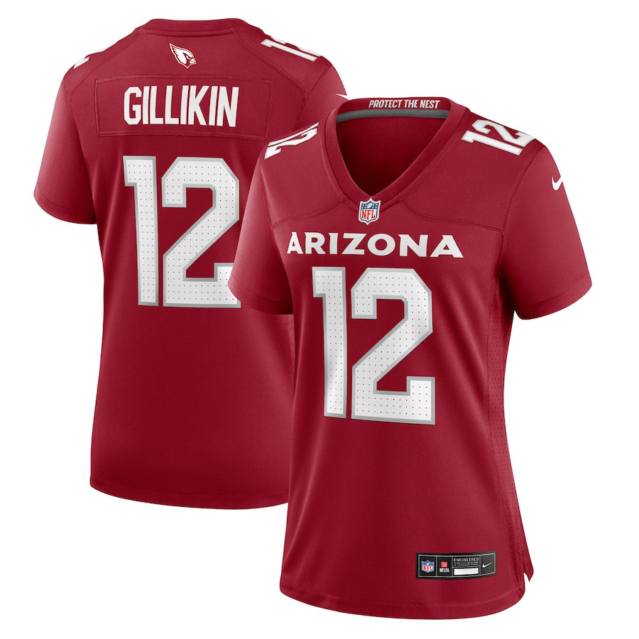 Blake Gillikin 12 Arizona Cardinals Women's Game Jersey - Cardinal Js8201
