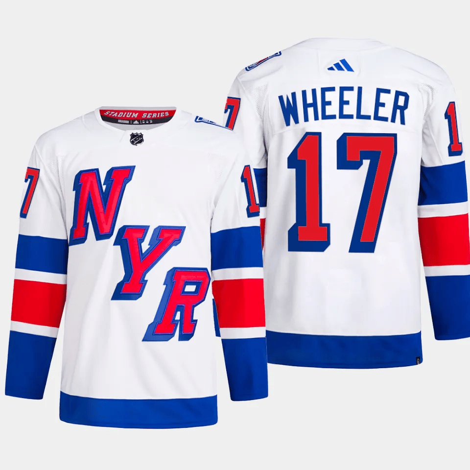 Blake Wheeler 17 New York Rangers 2024 Stadium Series Primegreen Men Jersey - White