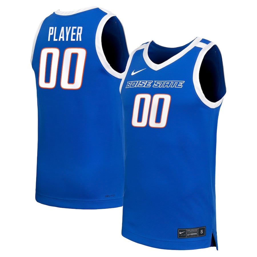 Boise State Broncos Unisex Nil Custom Women's Basketball Jersey - Royal