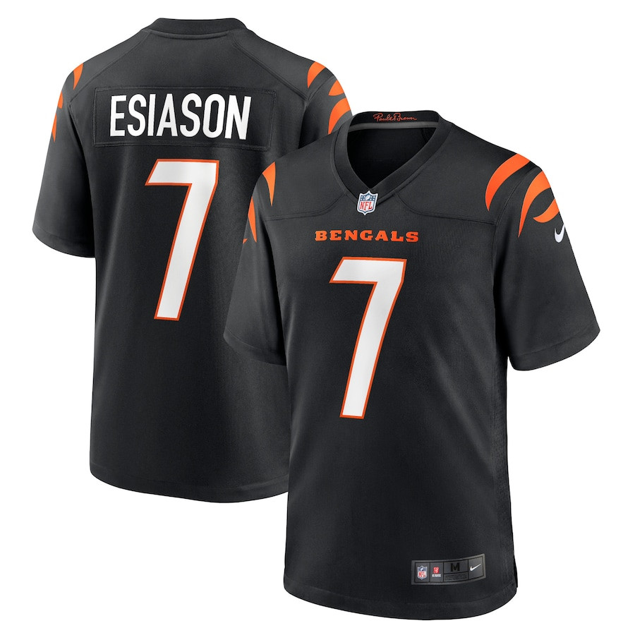 Boomer Esiason 7 Cincinnati Bengals Men Retired Jersey - Black Js8305