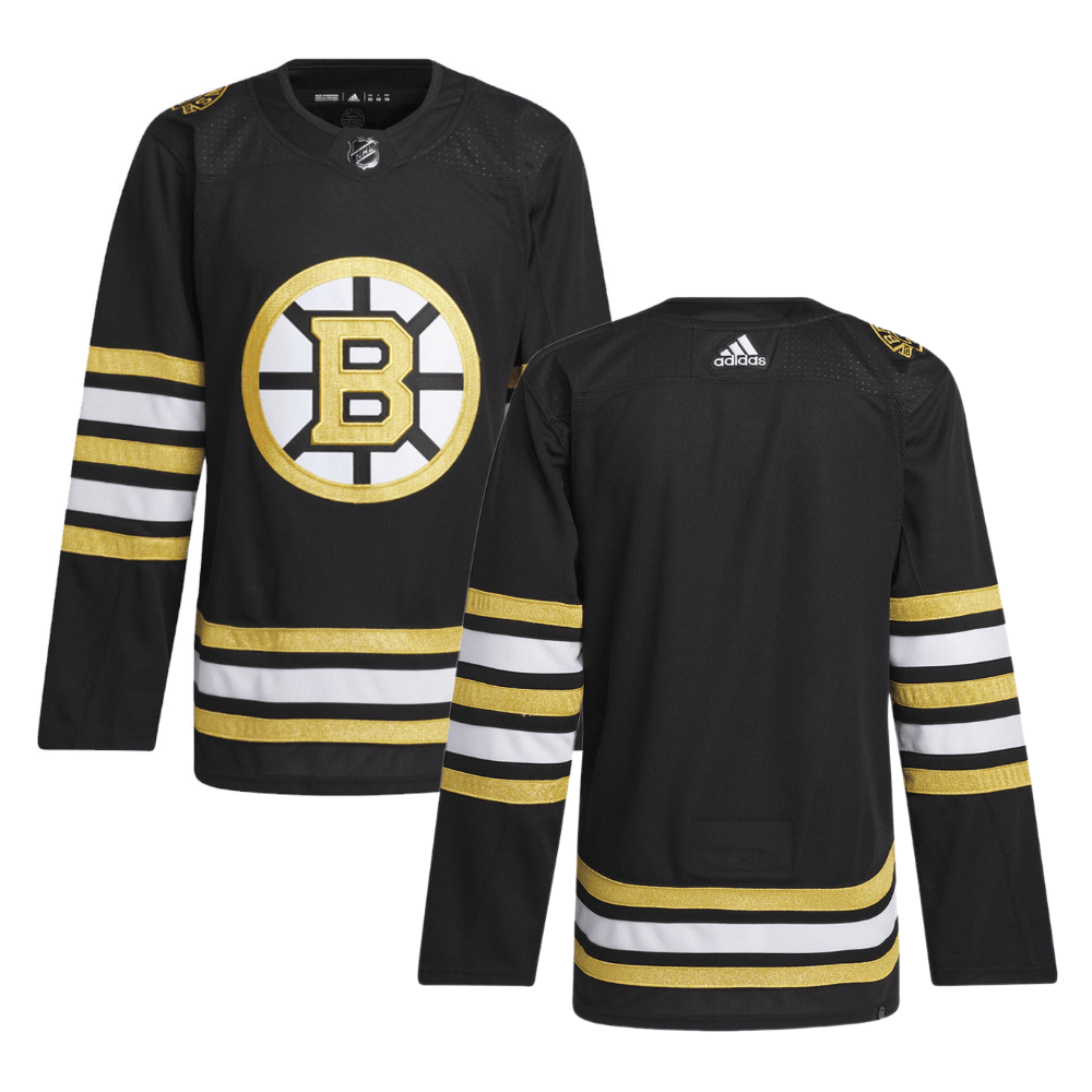 Boston Bruins 100th Anniversary Primegreen Home Men Jersey - Black