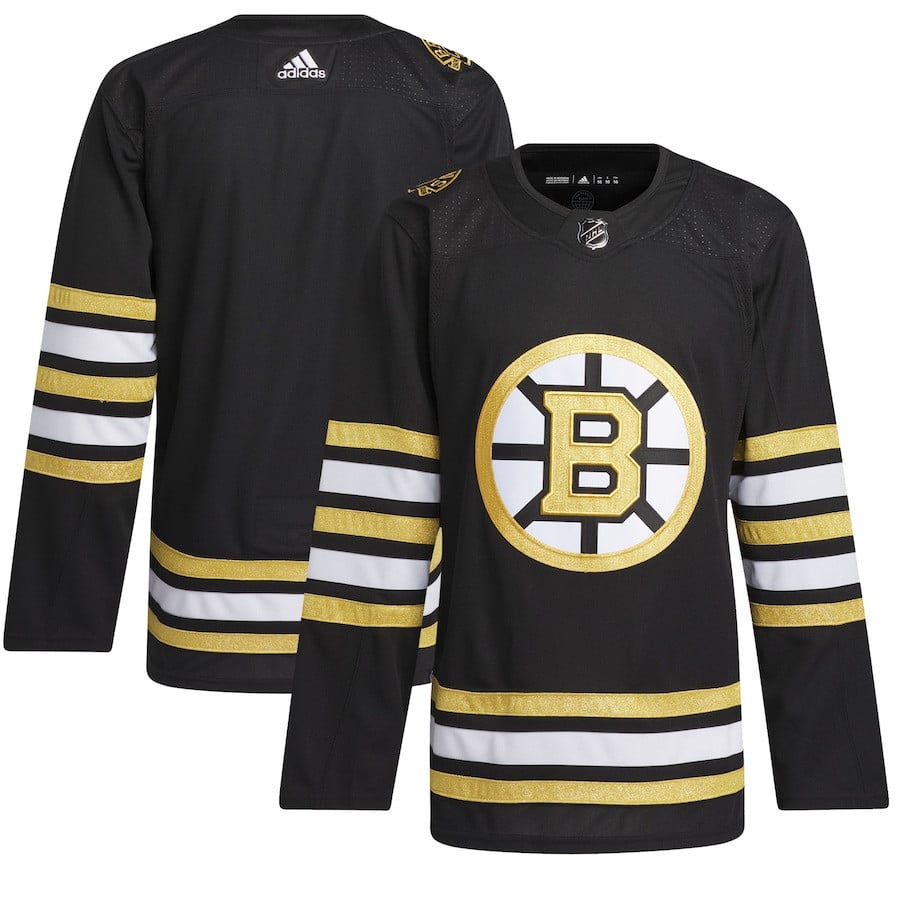 Boston Bruins 100th Anniversary Primegreen Jersey - Men, Black