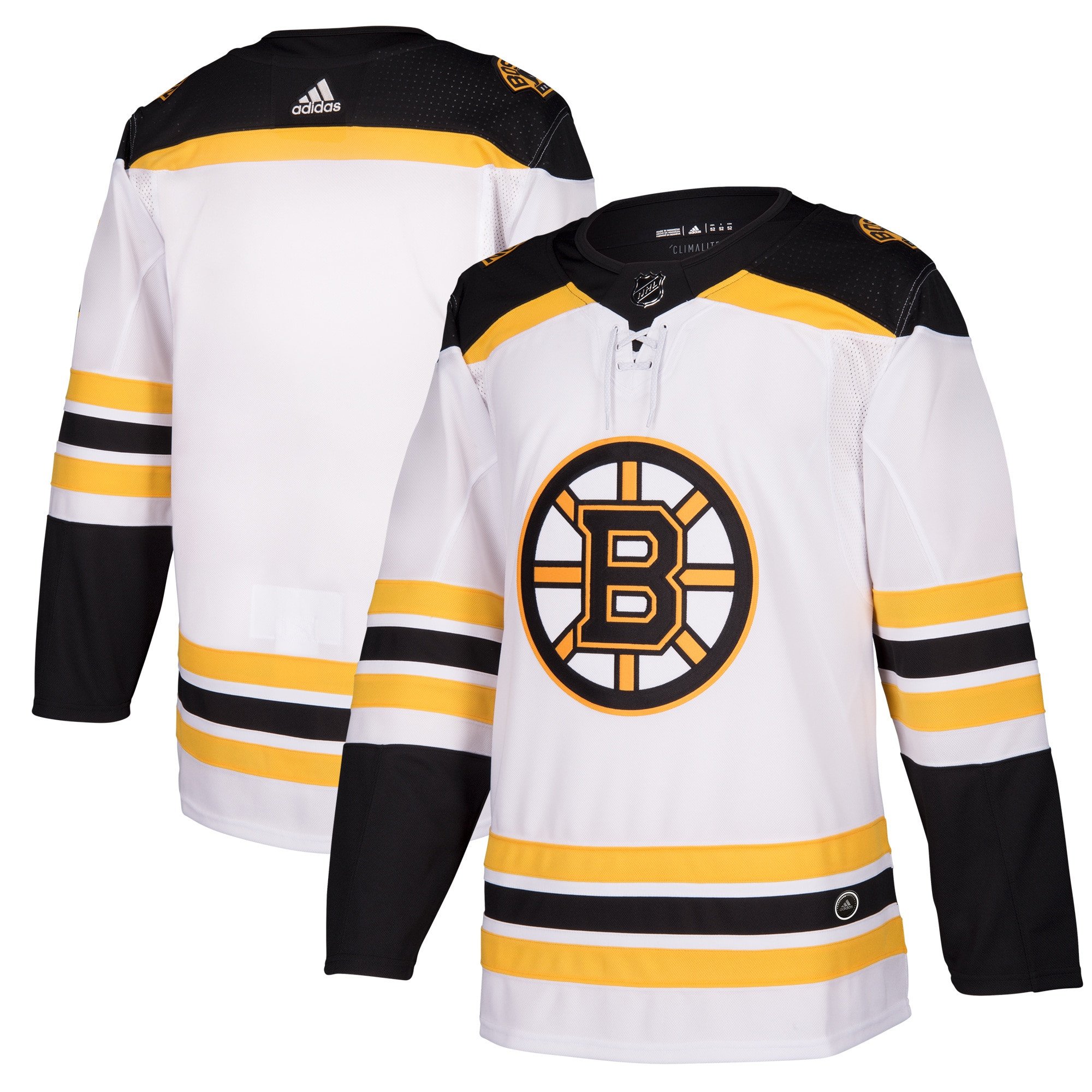 Boston Bruins Away Blank Jersey - Men, White