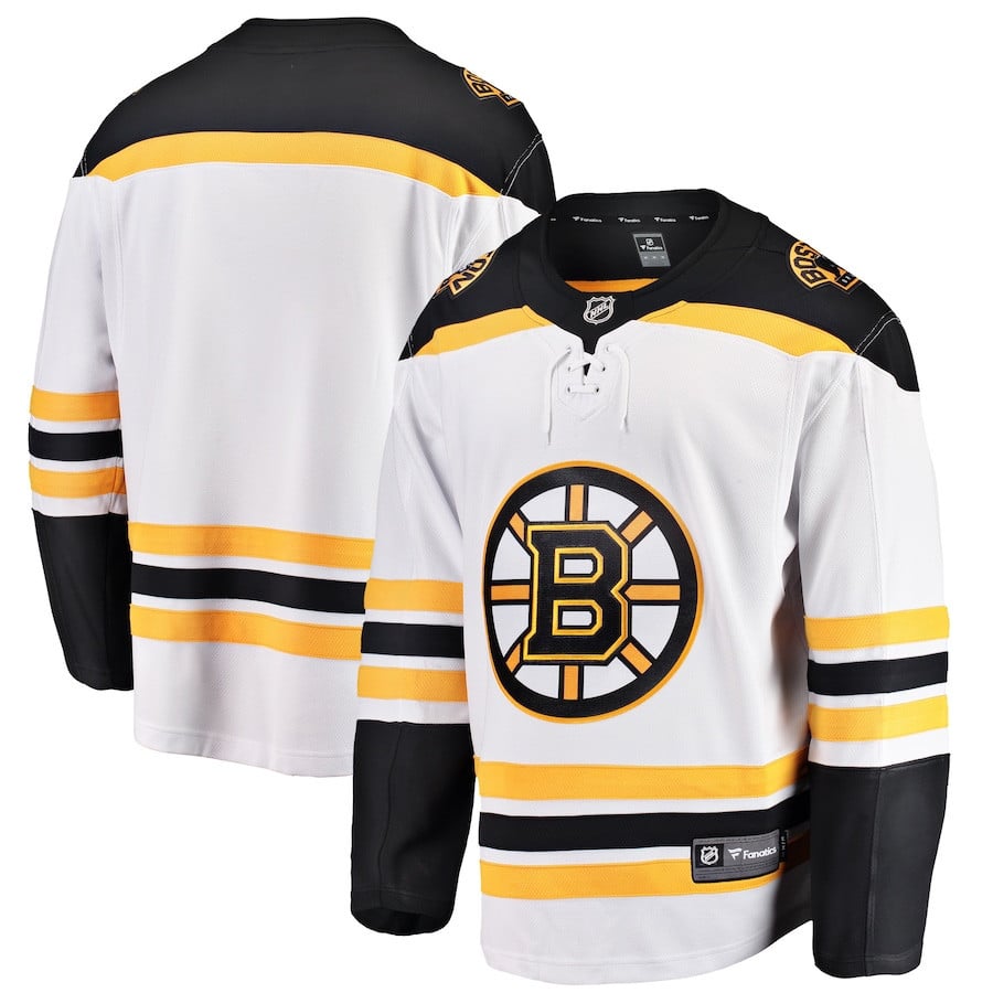 Boston Bruins Breakaway Away Jersey - Men, White
