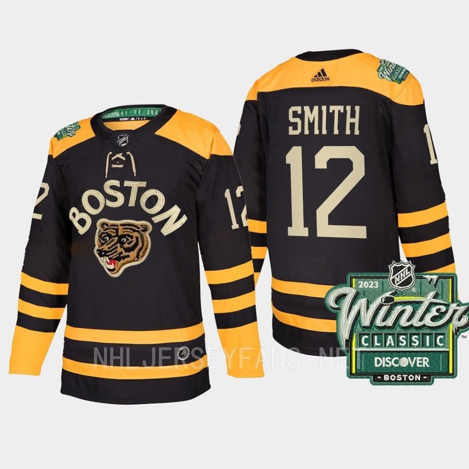 Boston Bruins Craig Smith 12 2023 Winter Classic Black Jersey