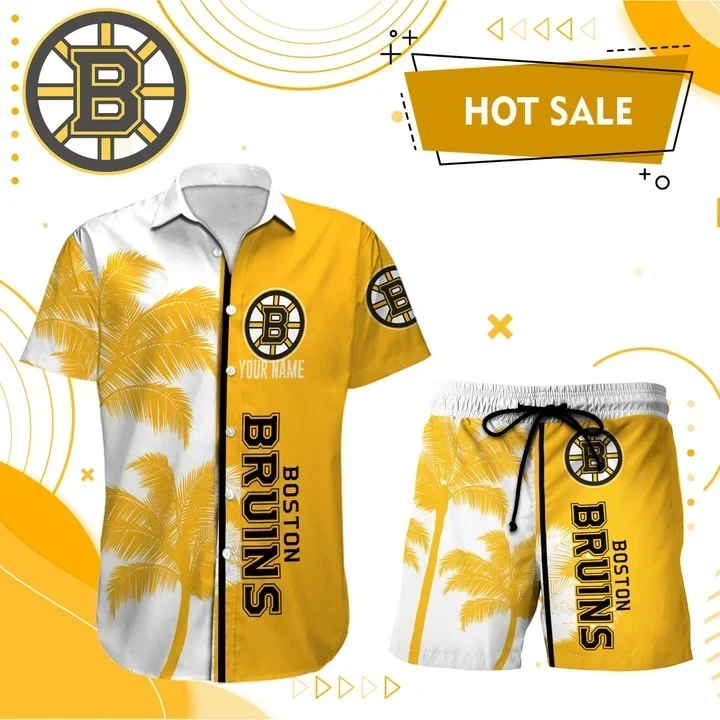 Boston Bruins Hawaiian Shirt And Set - Customized