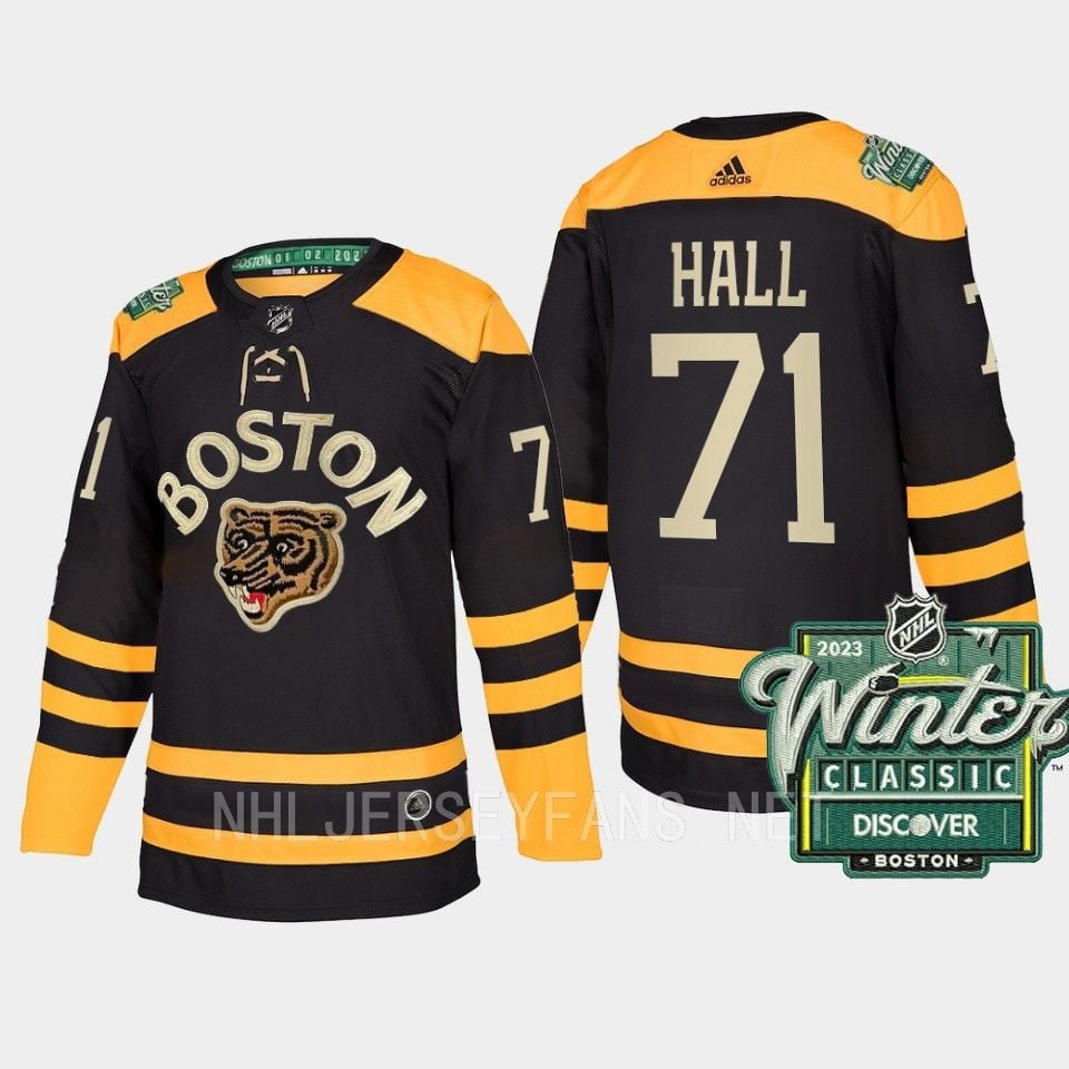 Boston Bruins Taylor Hall 71 2023 Winter Classic Black Jersey