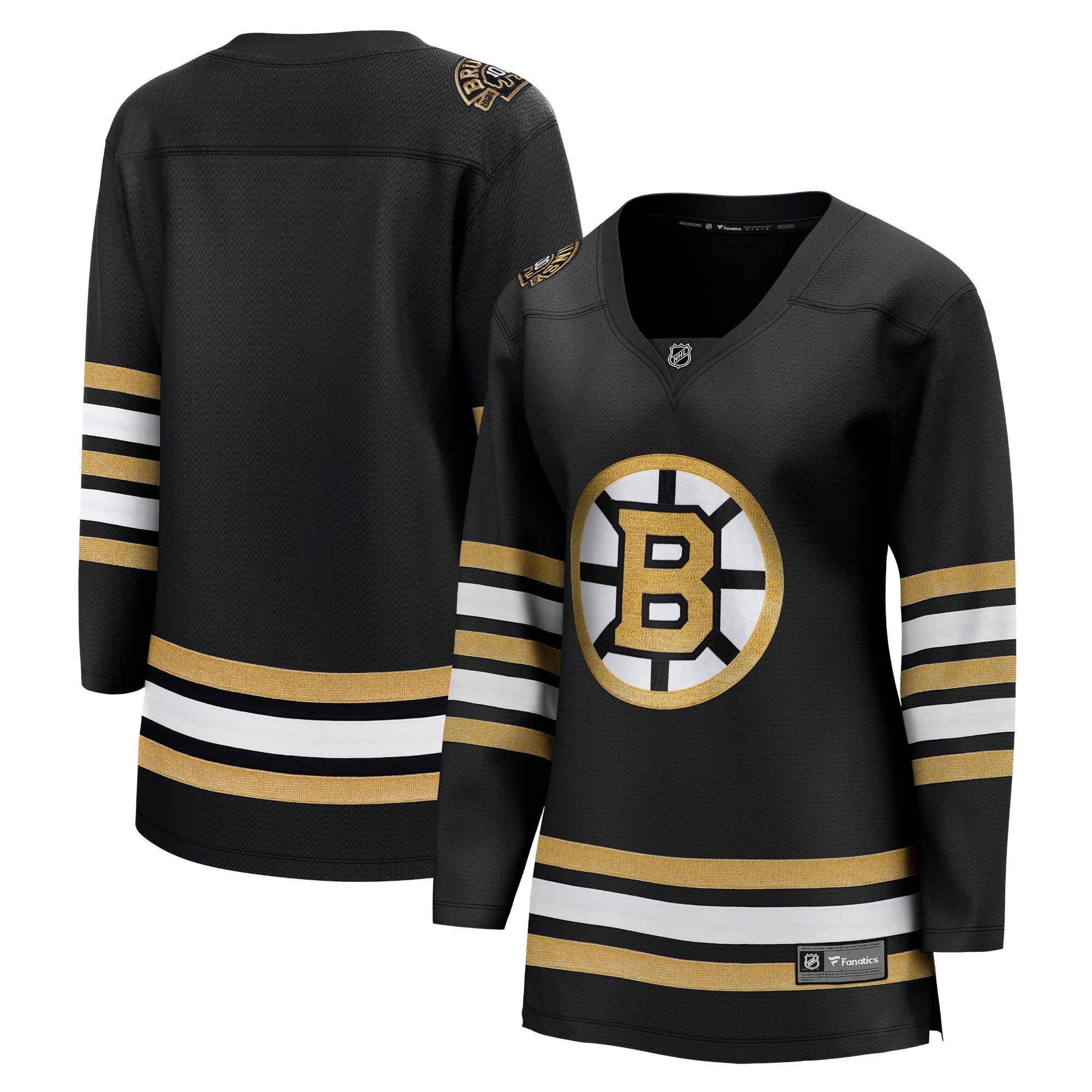 Boston Bruins Women's 100th Anniversary Breakaway Jersey - Women, Black