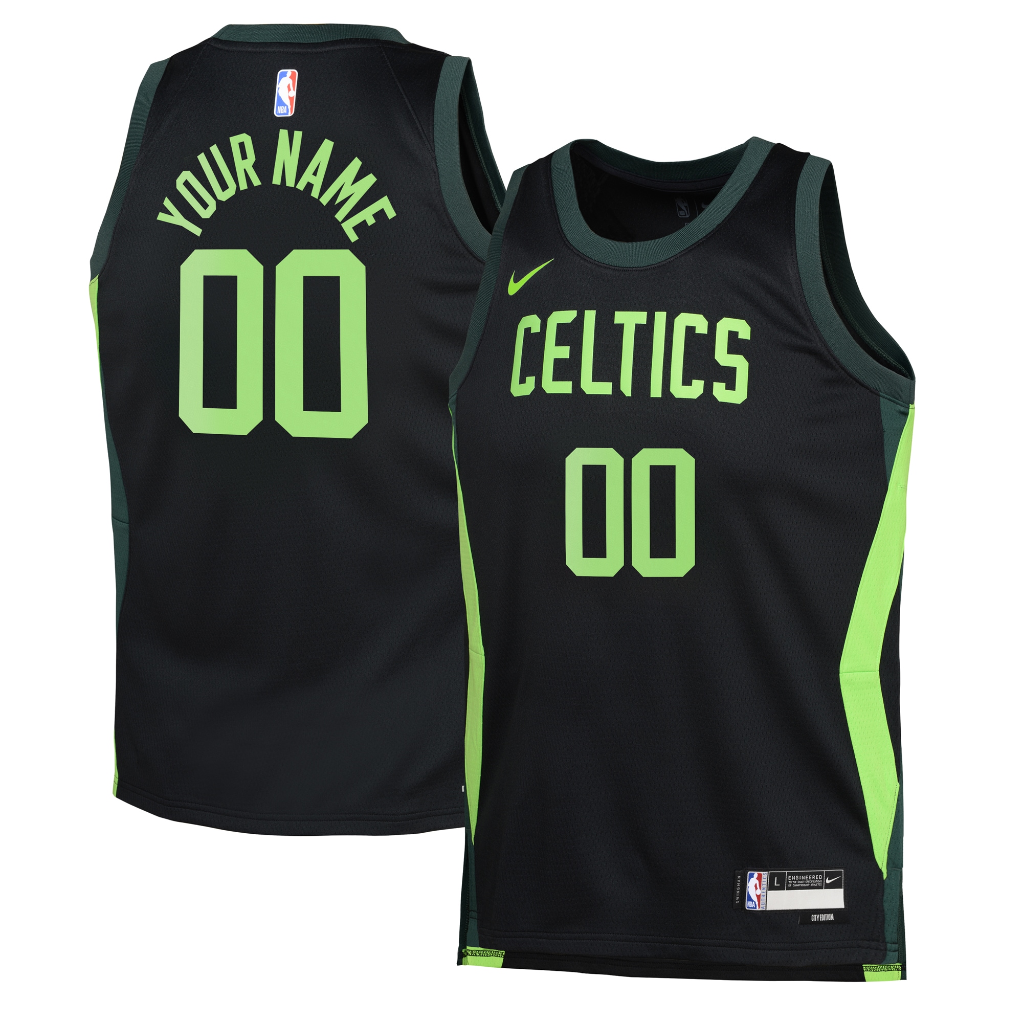 Boston Celtics City Edition Swingman Jersey 2024 - Custom - Youth