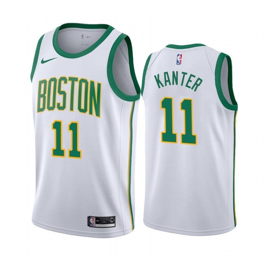 Boston Celtics Enes Kanter 11 City Men's Jersey