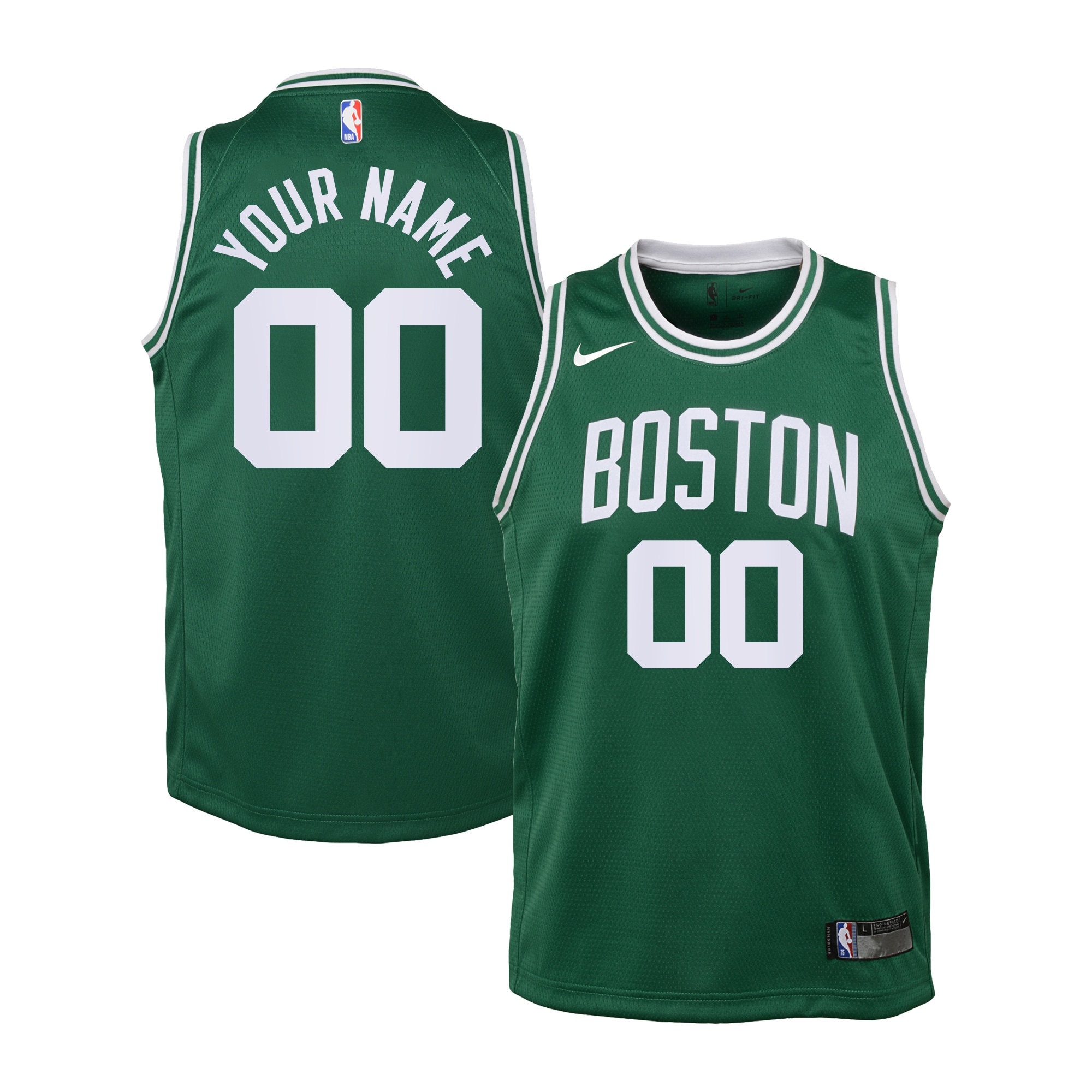 Boston Celtics Icon Swingman Jersey - Custom - Youth