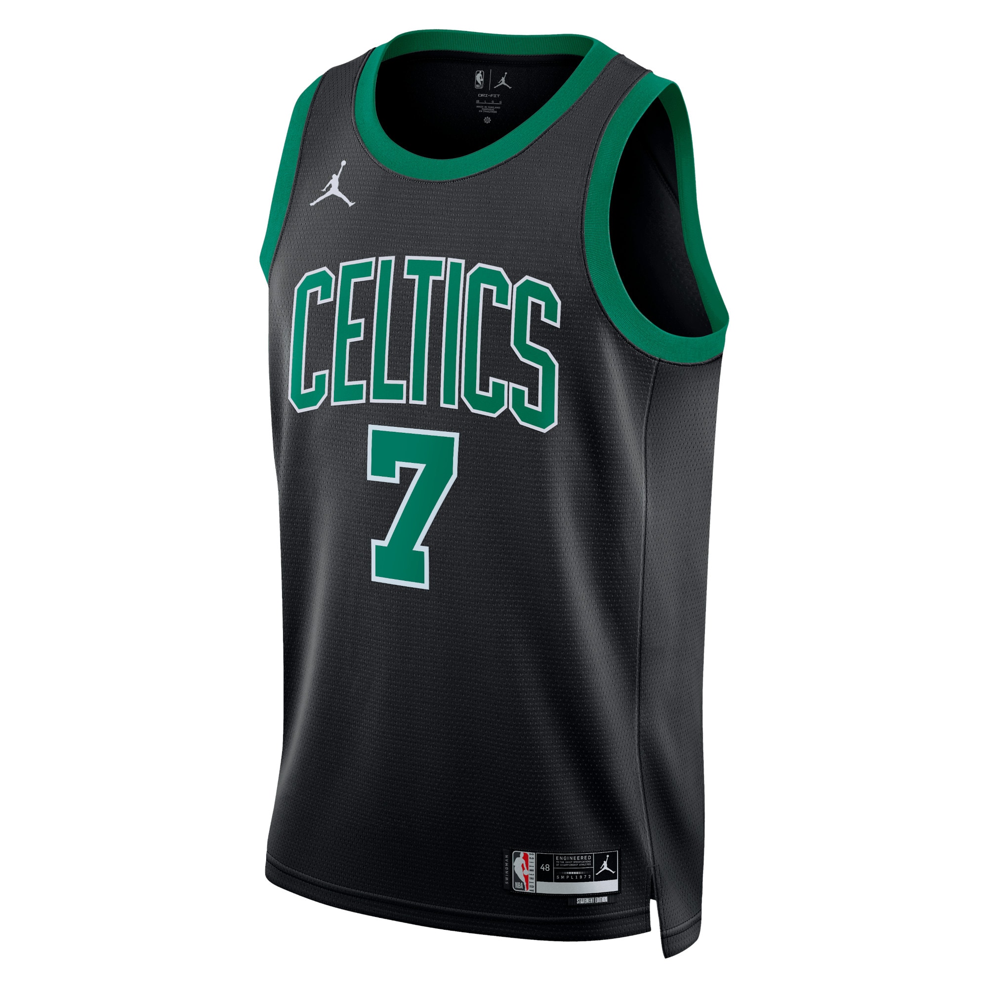 Boston Celtics Jordan Statement Edition Swingman Jersey - Green - Jaylen Brown - Unisex