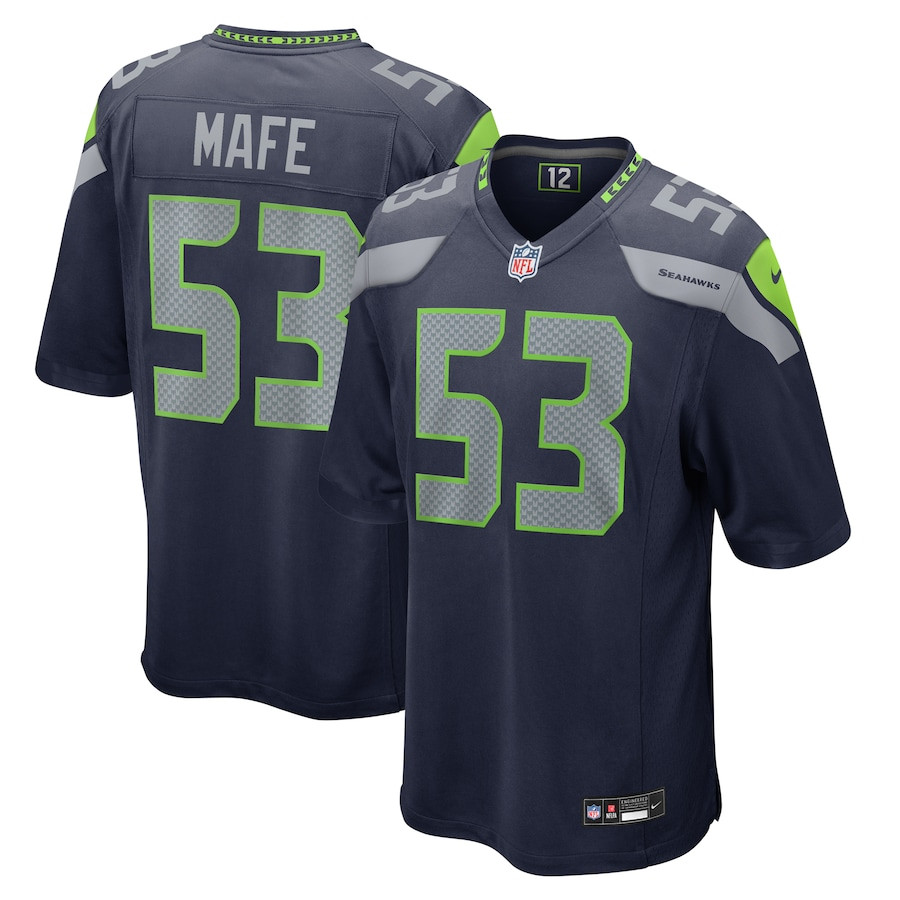 Boye Mafe 53 Seattle Seahawks Game Men Jersey - College Navy Js3950