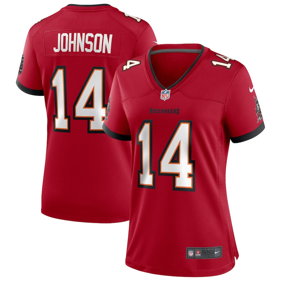 Brad Johnson 14 Tampa Bay Buccaneers Women Game Retired Jersey - Red Js5275