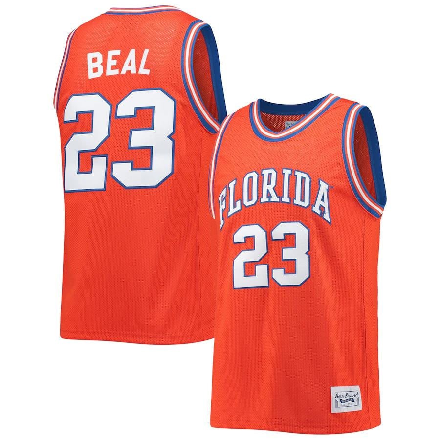 Bradley Beal Florida Gators Original Retro Commemorative Classic Basketball Jersey - Orange
