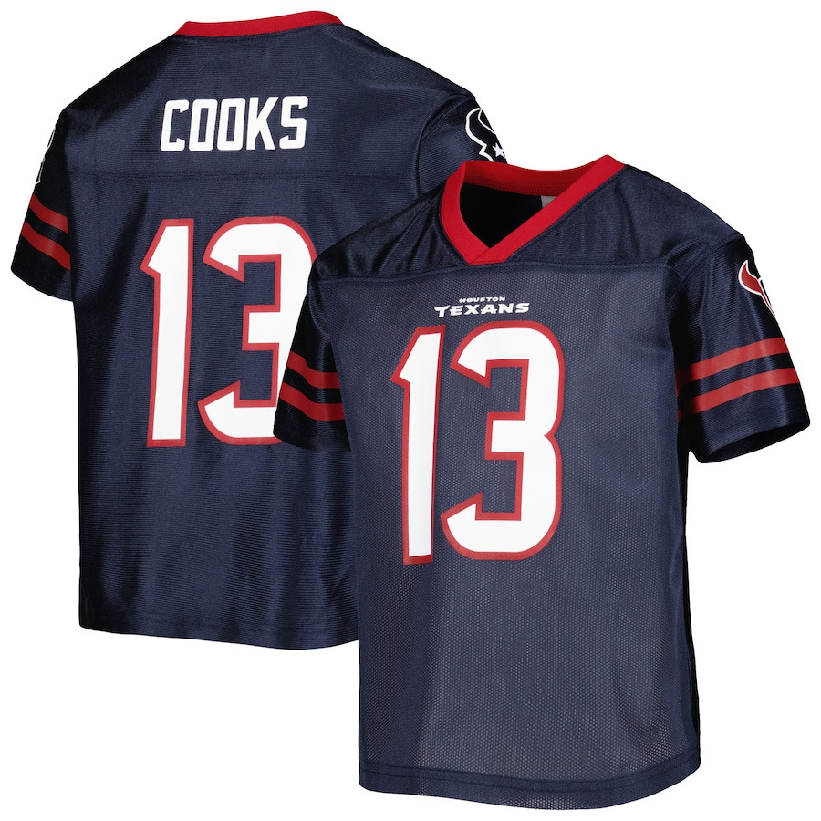 Brandin Cooks 13 Houston Texans Youth Jersey - Navy Js2797