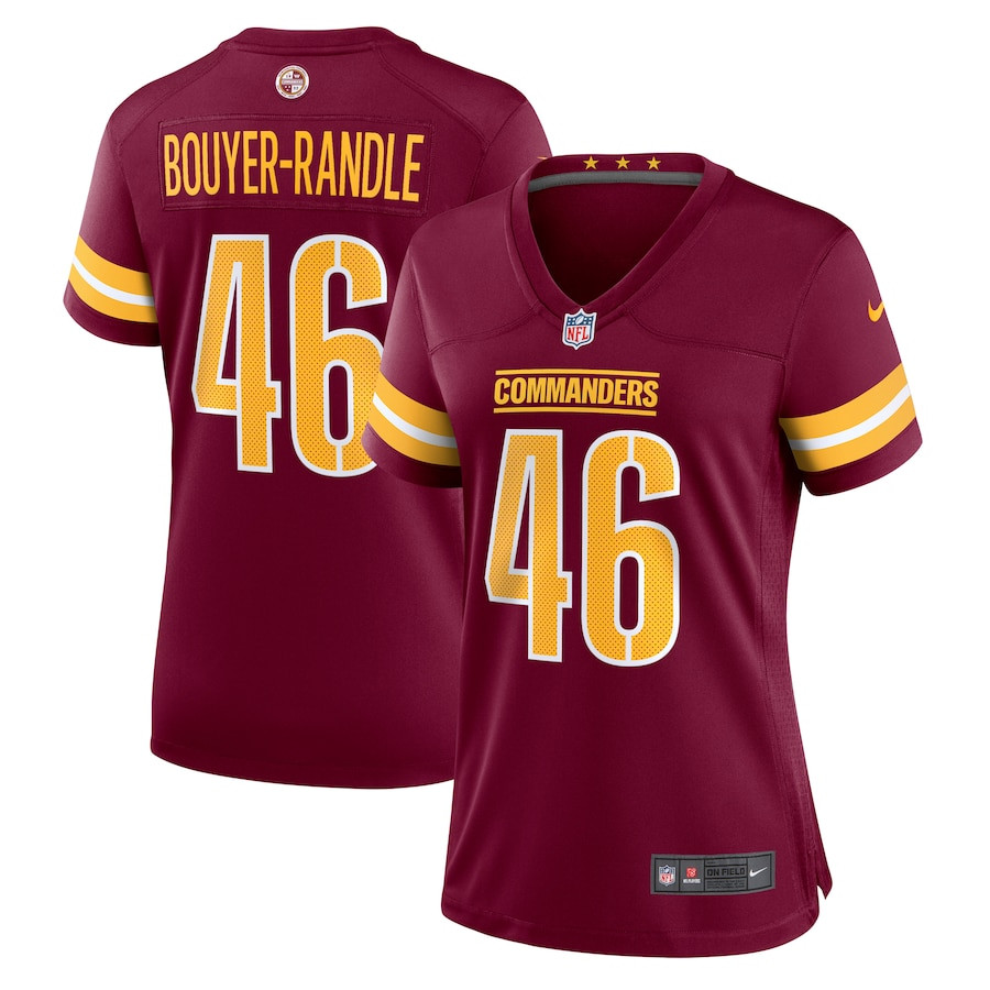 Brandon Bouyer-randle 46 Washington Commanders Game Women Jersey - Burgundy Js5285