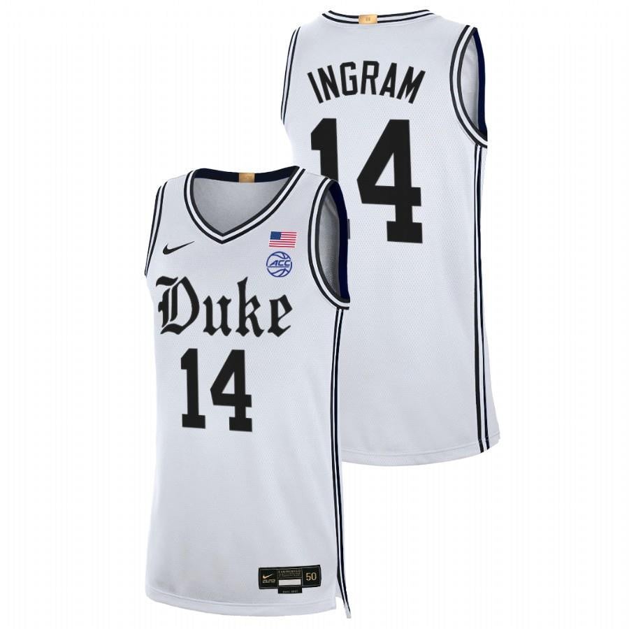 Brandon Ingram 14 White Duke Blue Devils 2023 Limited The Brotherhood Jersey