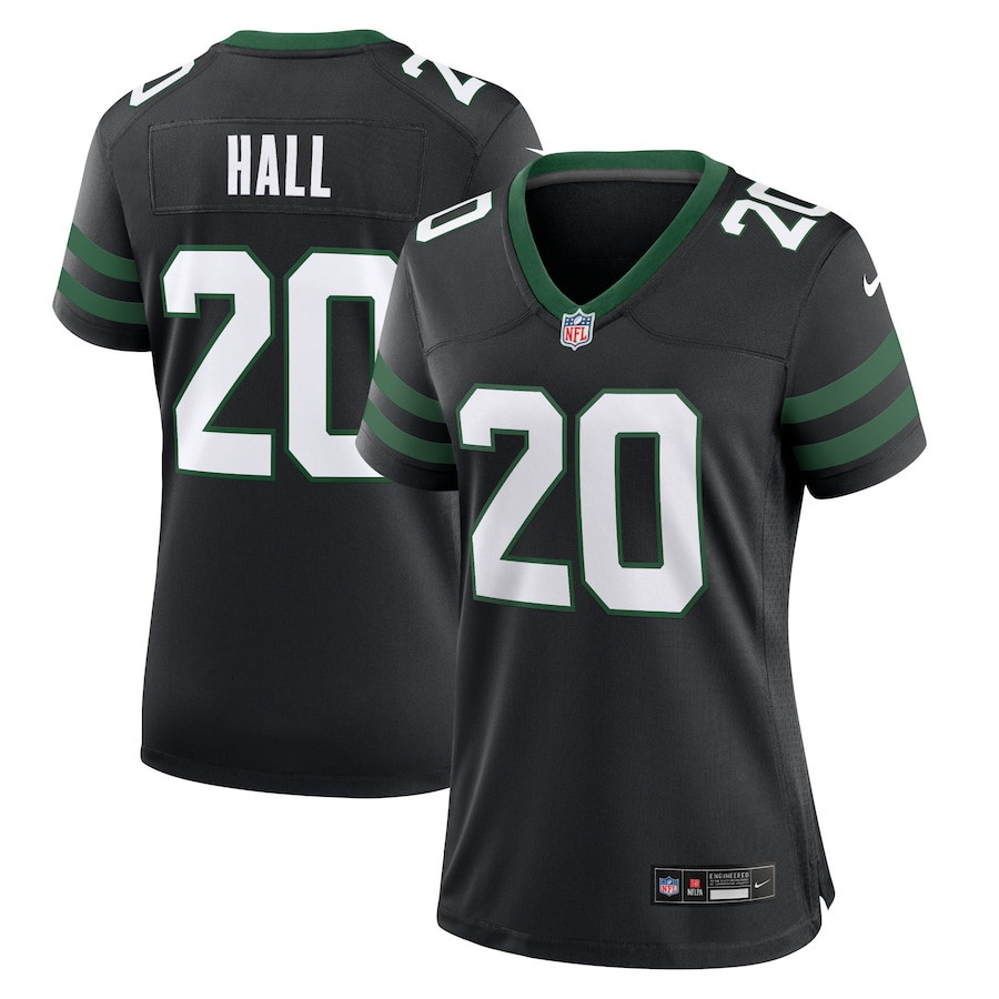 Breece Hall 20 New York Jets Alternate Game Jersey - Women, Black Js3234
