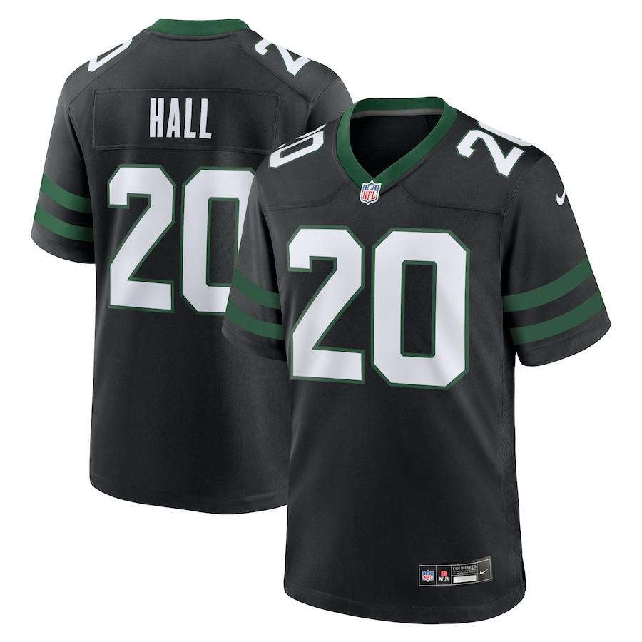 Breece Hall 20 New York Jets Alternate Game Men Jersey - Legacy Black Js7724