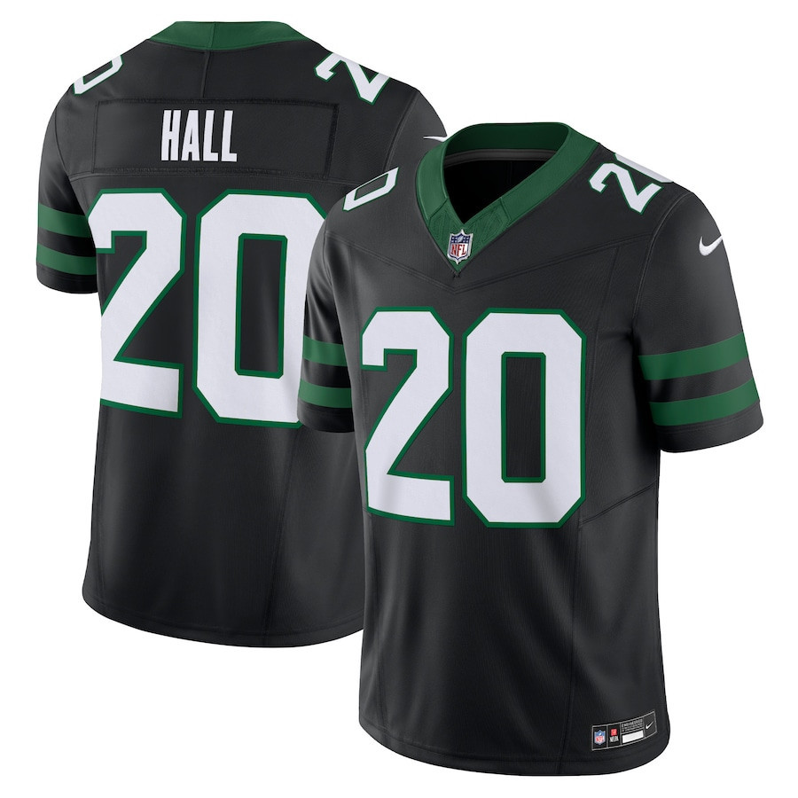 Breece Hall 20 New York Jets Alternate Vapor F.u.s.e. Limited Jersey - Men, Legacy Black Js6214