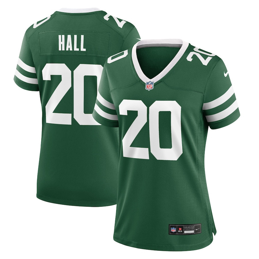 Breece Hall 20 New York Jets Game Jersey - Women, Green Js2232