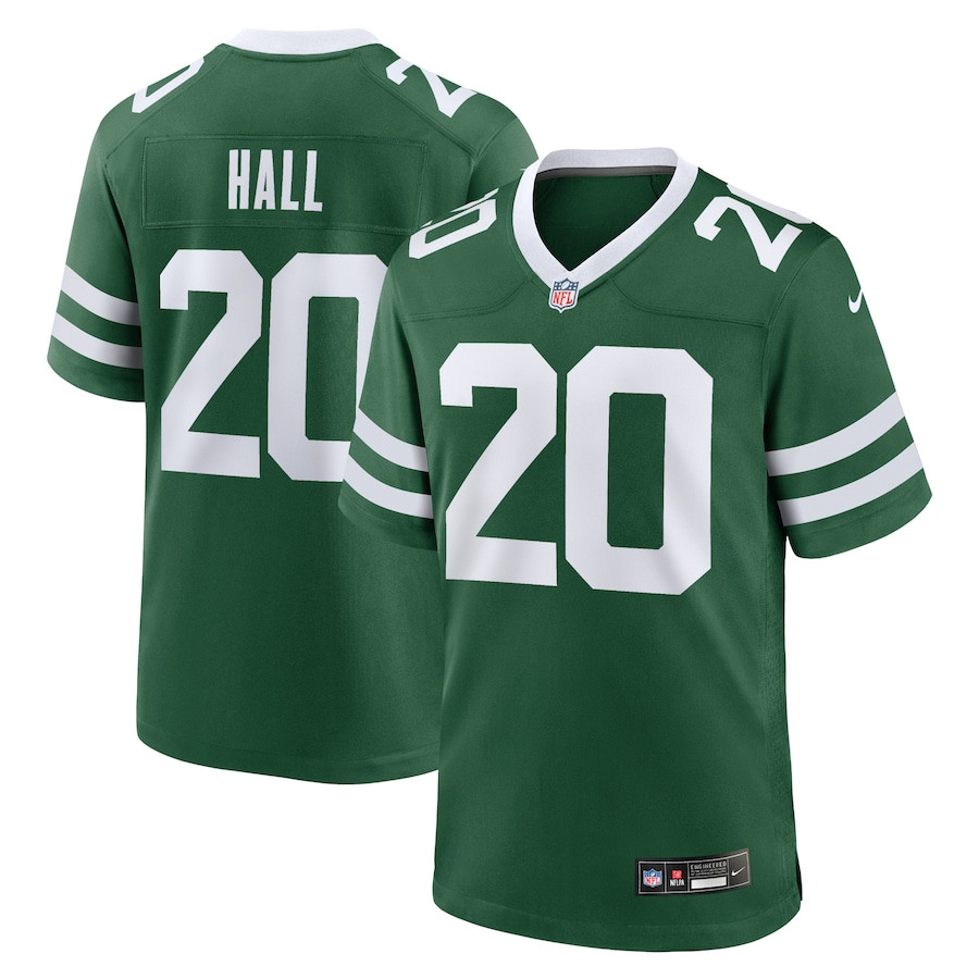 Breece Hall 20 New York Jets Game Men Jersey - Legacy Green Js8832