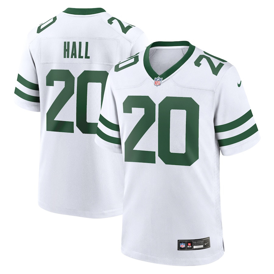 Breece Hall 20 New York Jets Game Men Jersey - Legacy White Js8860